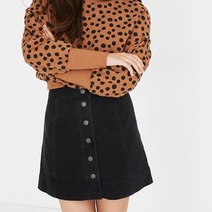 MADEWELL Metropolis Jean Skirt (Size 12)
